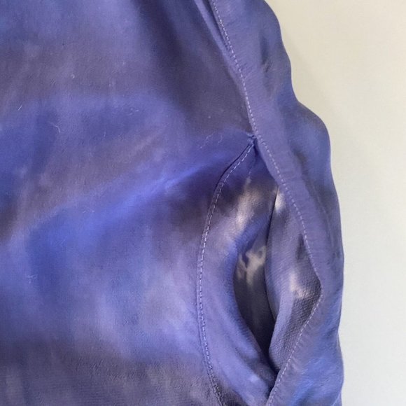 Lulus Tie‎ Dye What I Like Shirt Dress Long Sleeves Blue Size XS - Picture 8 of 9